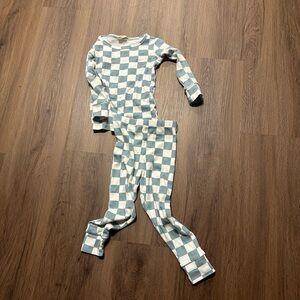 Kids Checkered Pajama Set